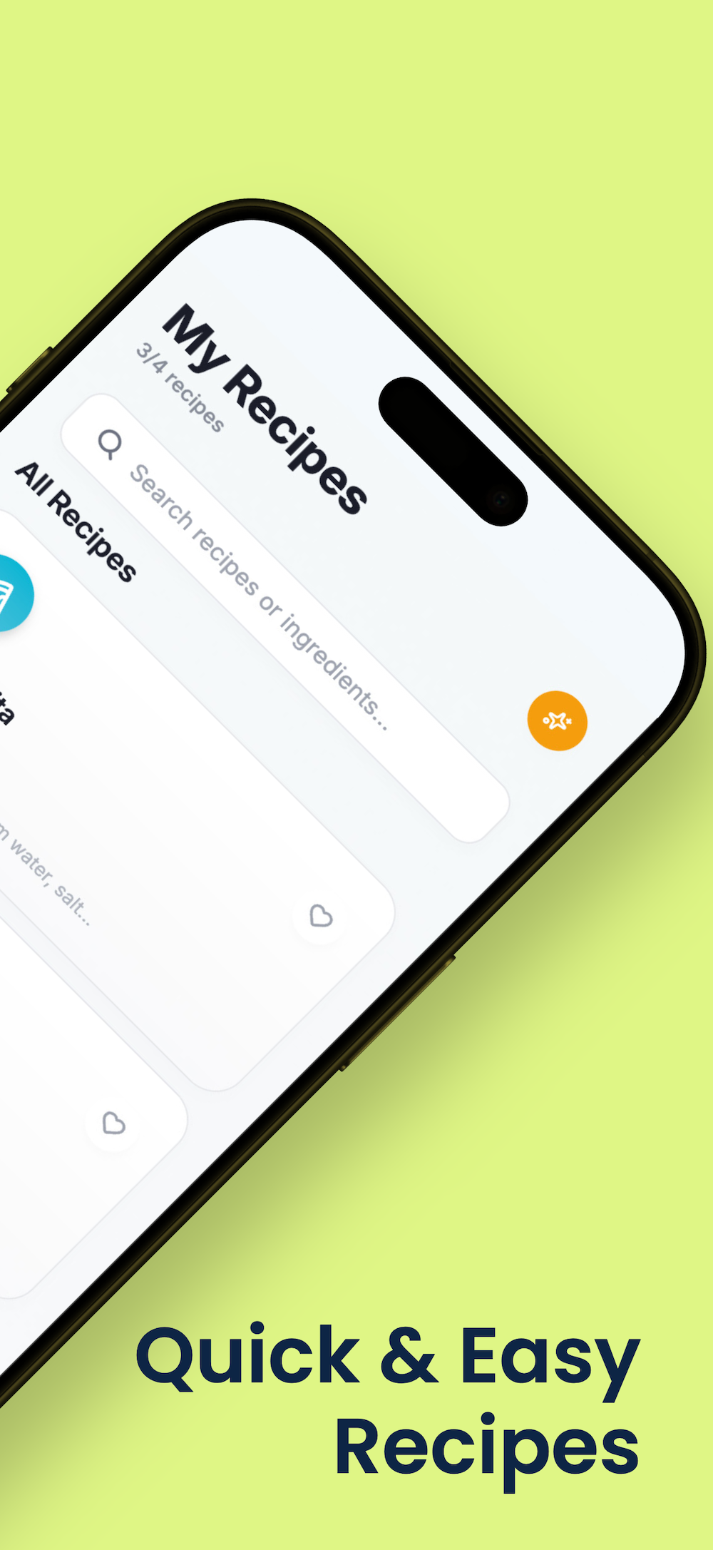 TinyRecipe Screenshot