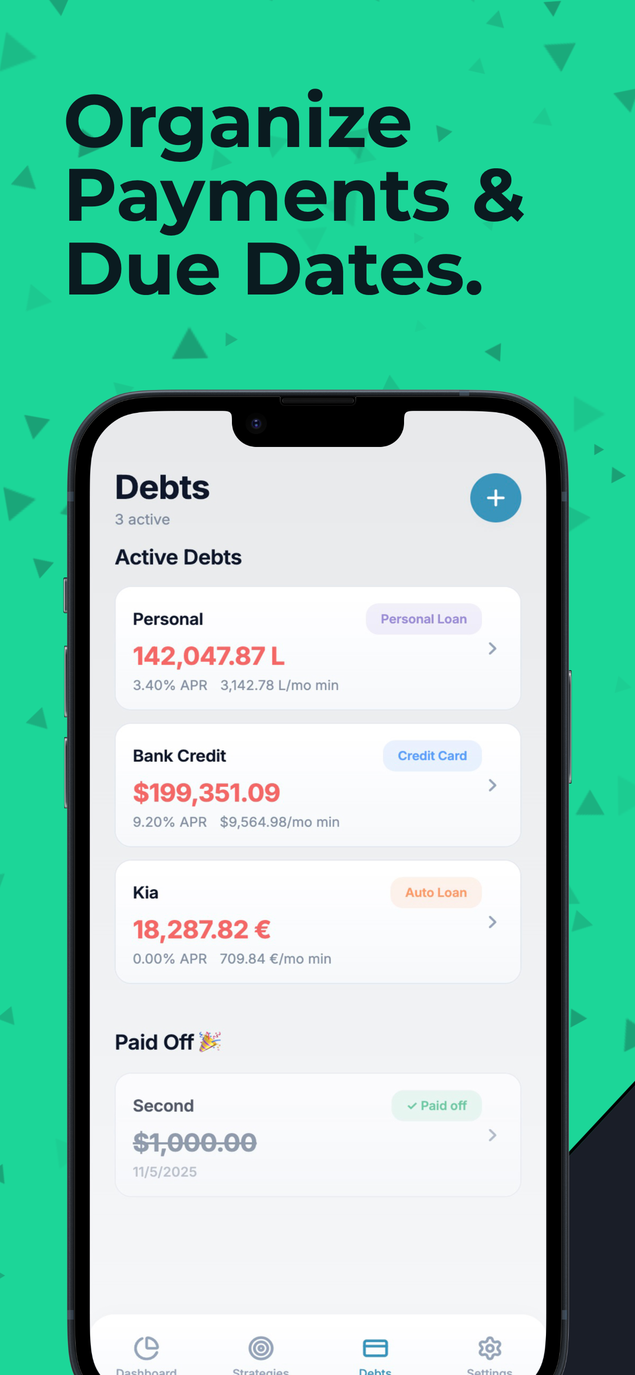 Payments and Due Dates